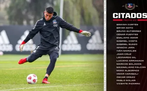 Los citados de Colo Colo para el duelo ante Ñublense.