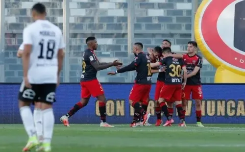 Ñublense sacó provecho de uno de sus pocos ataques en el partido. (Foto: Agencia Uno)