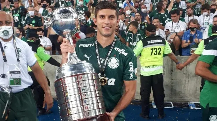 Benjamín Kuscevic fue parte del plantel del Palmeiras que se proclamara campeón de la Libertadores en 2020.