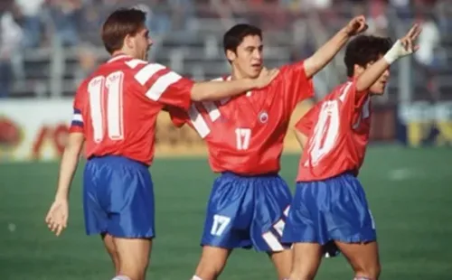 Chile volvió a disfrutar en 1993 de la mano de una generación de jóvenes. Adidas también estuvo presente en aquel hito. Foto: Archivo.
