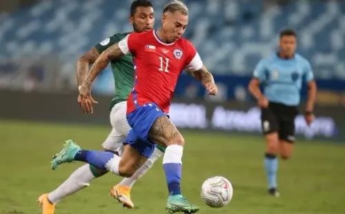 Eduardo Vargas es una sensible baja para la fecha triple de octubre (Getty Images)