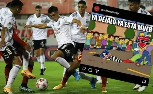 Este era el mensaje que le habían dedicado en Ñublense a Colo Colo, luego de la victoria por 5-1 de la primera rueda.