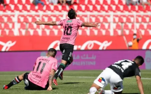 Luis Jiménez llega con gol a las eliminatorias tras el Palestino-Colo Colo.