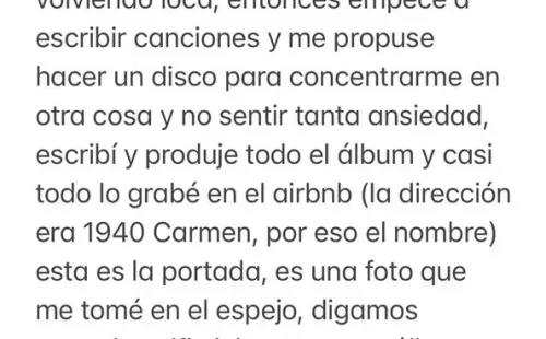 Mon Laferte anuncia título y fecha de lanzamiento de su nuevo disco.(2)