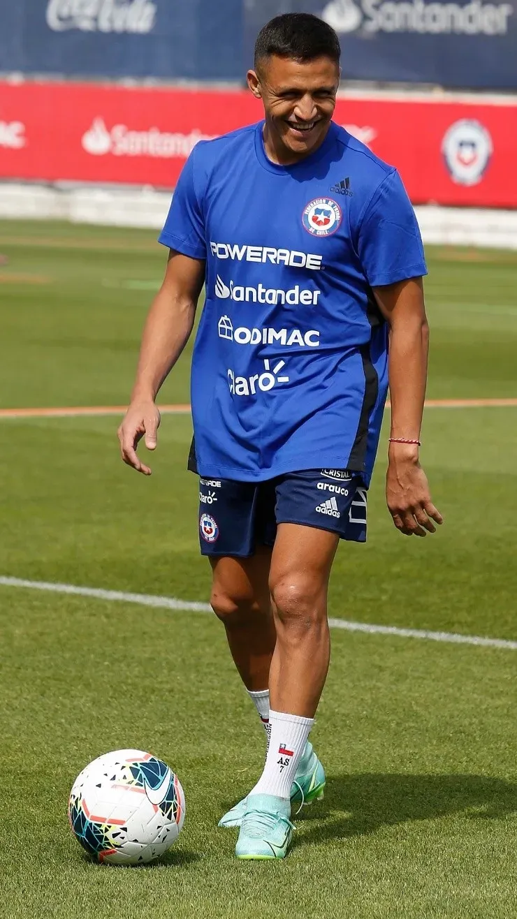 Alexis Sánchez, delantero de la selección chilena