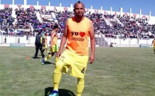 Cuando jugaba en el Credicoop Juliaca, donde estuvieron cerca de ser campeones de Perú.