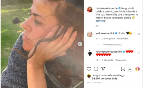 Tonka Tomicic lanza reflexión en medio de polémicas legales.(1)