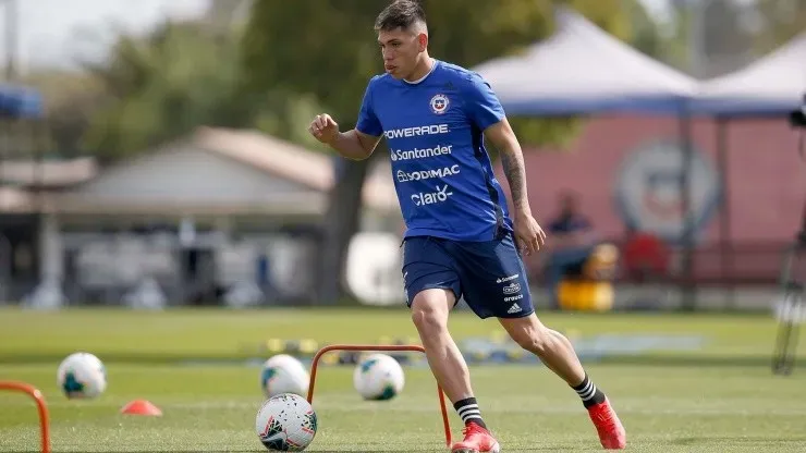 Carlos Palacios, delantero del Inter de Porto Alegre y la selección chilena