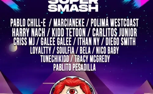 Marcianeke y Pablo Chill-E encabezan festival Super Smash.