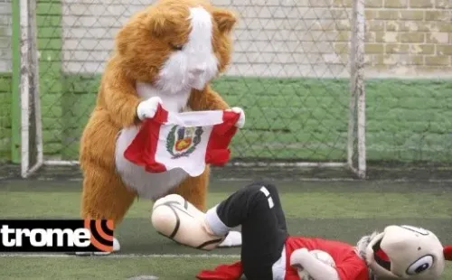 Cuycito le celebró con todo su triunfo a Condorito. Foto: Trome