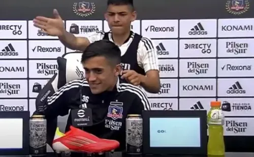 Cruz y Solari sacaron risas al final de la conferencia de este jueves en el Monumental.