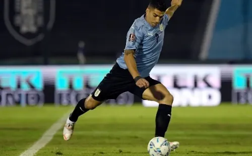 El goleador del Atlético de Madrid no pudo estar presente en la última fecha triple con la camiseta de Uruguay.