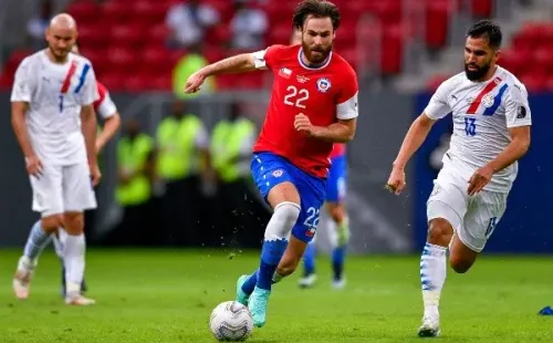 Chile se vuelve a enfrentar a Paraguay con la obligación de ganar. La última vez fue triunfo guaraní en la Copa América 2021. Foto: Agencia Uno