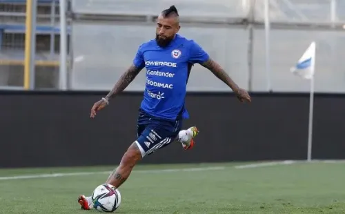 Arturo Vidal será la gran novedad de la selección chilena ante Paraguay. Foto: ANFP