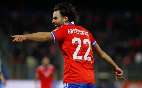 Ben Brereton celebró su primer gol ante la afición chilena. (Foto: Agencia Uno(