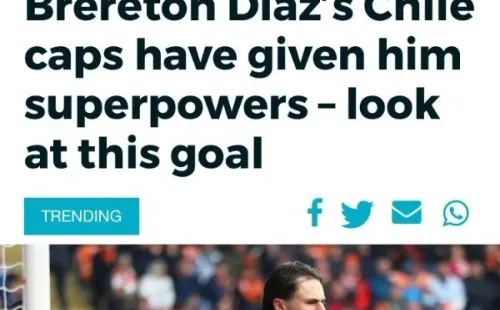 La prensa inglesa publica que Ben Brereton tiene superpoderes