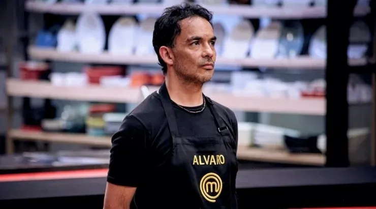 Álvaro López en su despedida de Masterchef Celebrity.