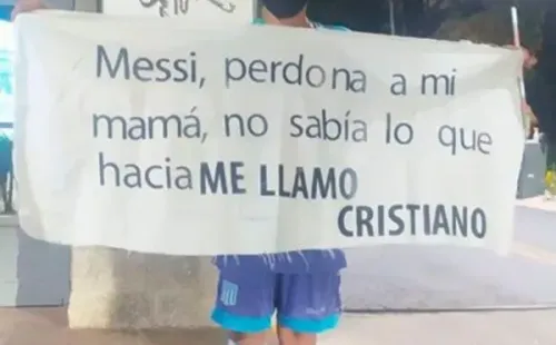 Con este mensaje el pequeño de 11 años le pide perdón a Messi