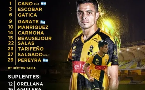 Así alineó Coquimbo frente a Puerto Montt.