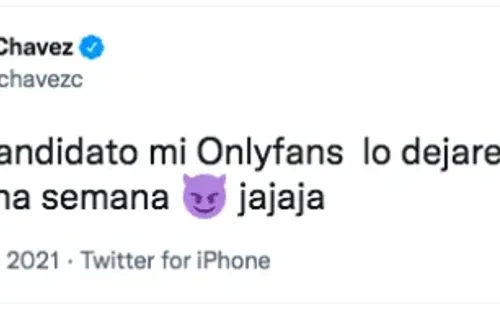 Daniella Chávez promete OnlyFans gratis si gana su candidato presidencial.(3)