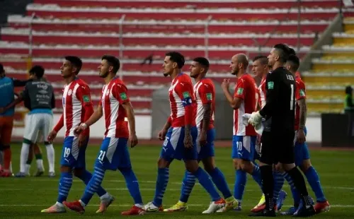 Paraguay se complicó mucho en la tabla de posiciones rumbo a Qatar tras ser goleado por Bolivia. Foto: Getty Images