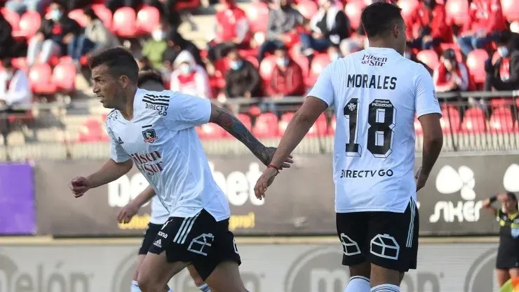 Gabriel Costa e Iván Morales, jugadores de Perú y la selección chilena