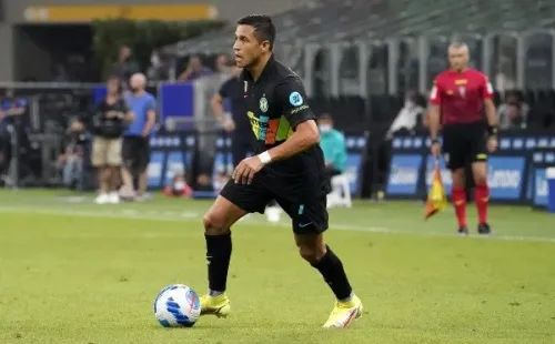 Alexis Sánchez regresa al Inter de Milán a luchar una camiseta de titular tras su polémico posteo en redes sociales. Foto: Getty Images