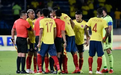 Colombia fue puros reclamos tras la aparición del VAR. Foto: Getty Images