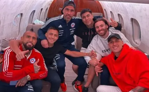 Ben Brereton Díaz fue uno de los que volvió de inmediato a Europa tras el triunfo ante Venezuela. Foto: Instagram