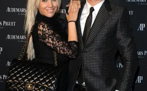 Wanda Nara y Maxi López en 2012, previo a su ruptura a causa de Icardi. (Foto: Getty).