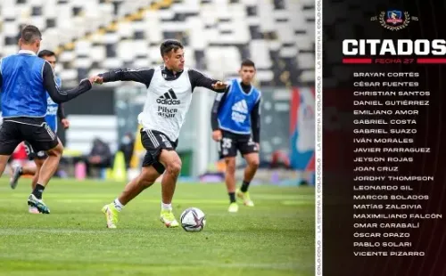 Los citados de Colo Colo ante Deportes La Serena.