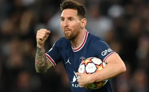 Lio Messi viene de convertir dos goles por la Champions League