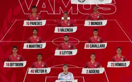 La formación de La Serena ante Colo Colo.