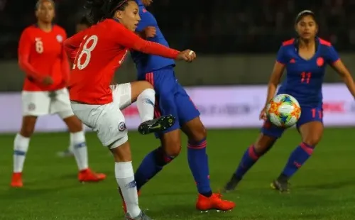Chile enfrentó a Colombia por última vez en un amistoso en mayo de 2019. Foto: Agencia Uno