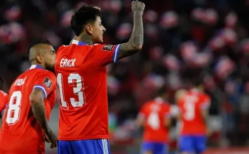 Erick Pulgar fue la figura del triunfo contra Venezuela con doblete. (Foto: Agencia Uno)