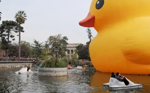 El Pato de hule volverá este año a Chile. (Foto: Hecho en Casa)