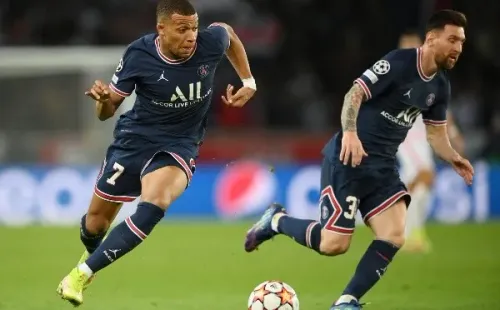 Lionel Messi y Kylian Mbappé se enfrentan al Marsella de Jorge Sampaoli. (Foto: Getty Images)