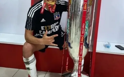 Joan Cruz campeón de Copa Chile con Colo Colo.