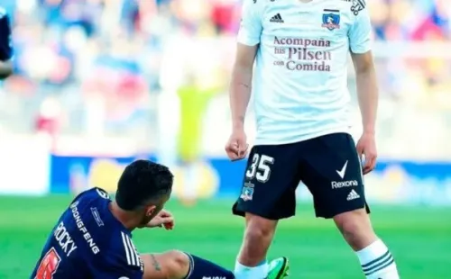 Foto épica: la juventud de Joan Cruz le ganó a la experiencia de Osvaldo González en una postal que fue comparada con la imagen de Muhammad Ali.