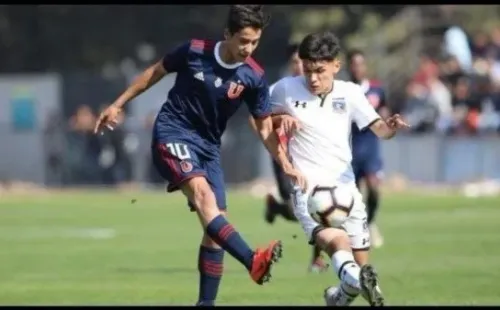 Cruz en las juveniles de Colo Colo.