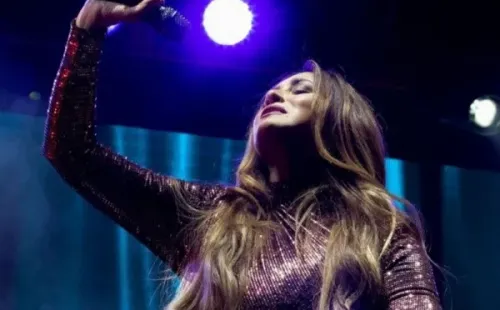 Myriam Hernández en uno de sus shows en Nueva Jersey, Estados Unidos.