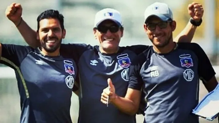 Rubén Bascuñán junto a Mario Salas