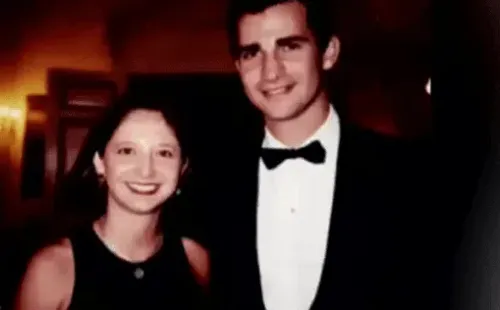 Mónica Pérez y el rey Felipe VI.
