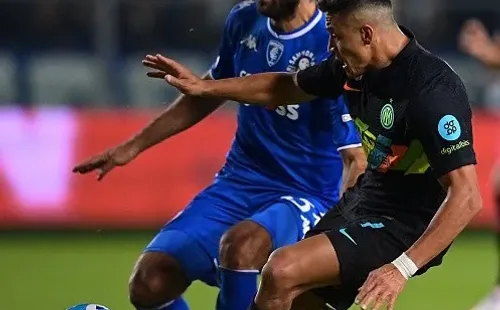 Alexis Sánchez en el partido del Inter contra Empoli: un fuoriclasse.