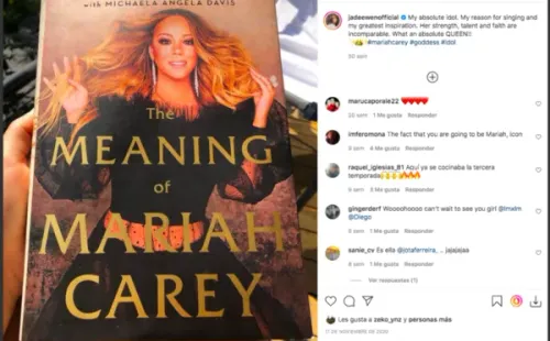 Luis Miguel, la serie: Una de las publicaciones de Jade Ewen en Instagram.