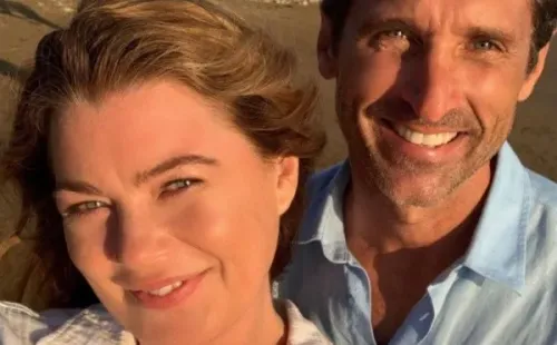 Ellen Pompeo (Meredith Grey) y Patrick Dempsey (Derek Sheperd) en Grey’s Anatomy.