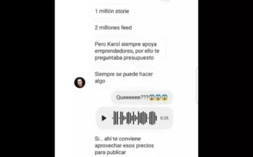 La acusación deAlberto Herrera contra Karol Lucero.