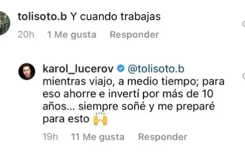 Karol Lucero reacciona ante acusación de millonarios cobros por publicidad.(2)