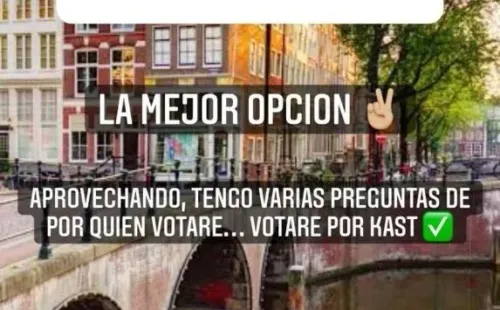 Nano Calderón le entrega su apoyo a José Antonio Kast.