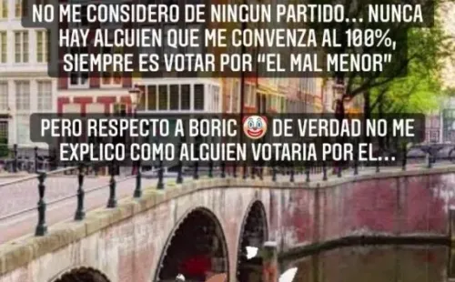 Nano Calderón y su análisis político sobre Gabriel Boric.